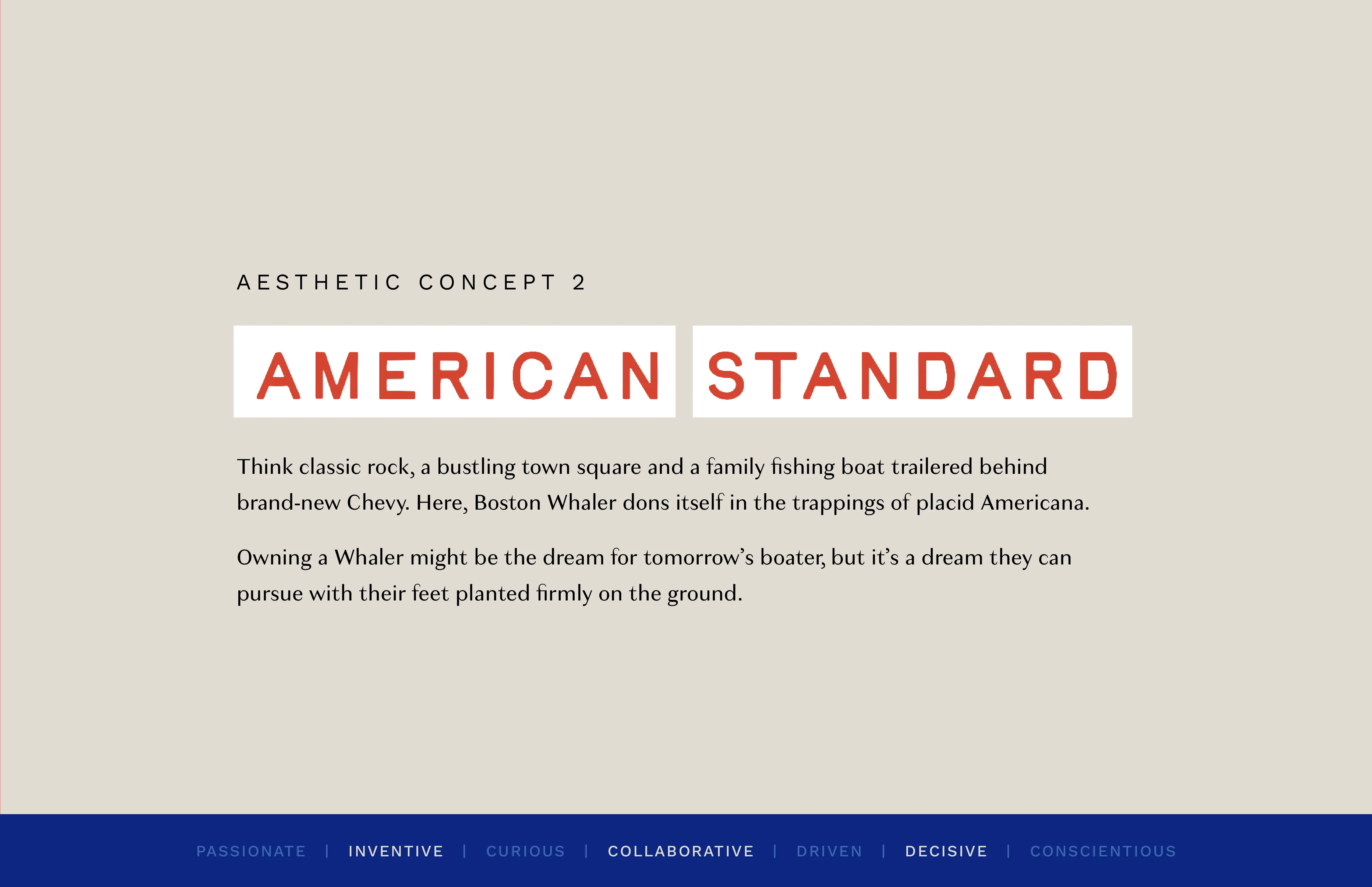 American Standard concept overview