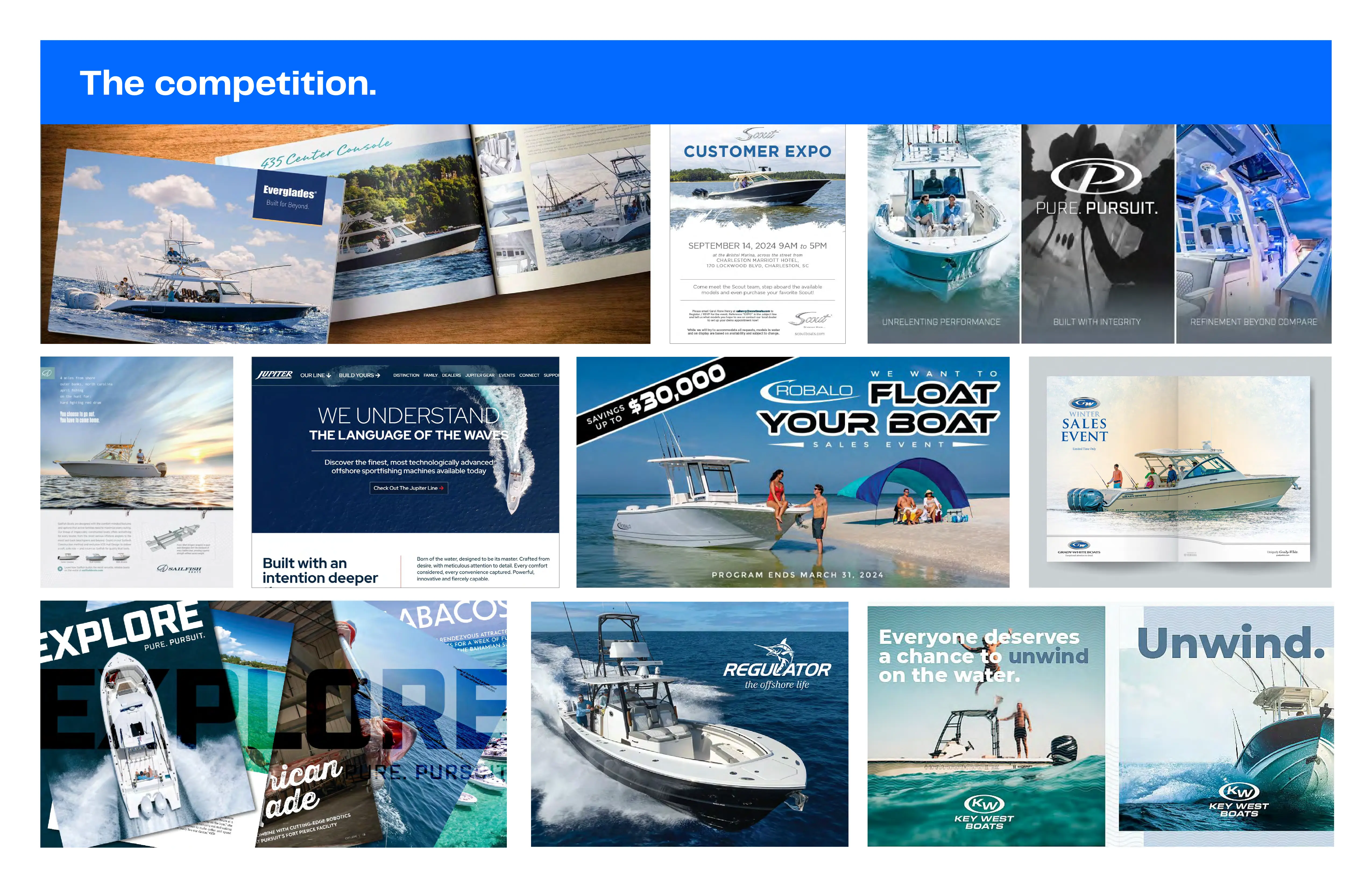 Boston Whaler competitive benchmark